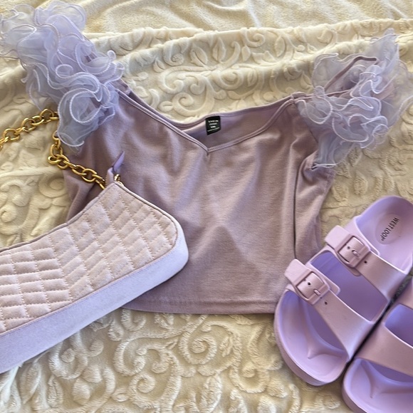 “Lavender haze” curve top - Picture 6 of 6